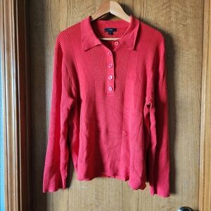 Jcrew Silk Blend Polo Sweater